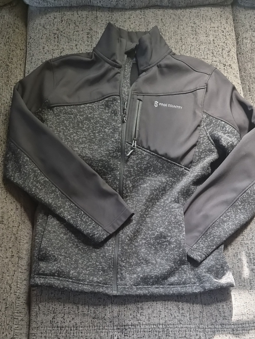 Free Country Kid's Charcoal Two-Tone Performance Jacket